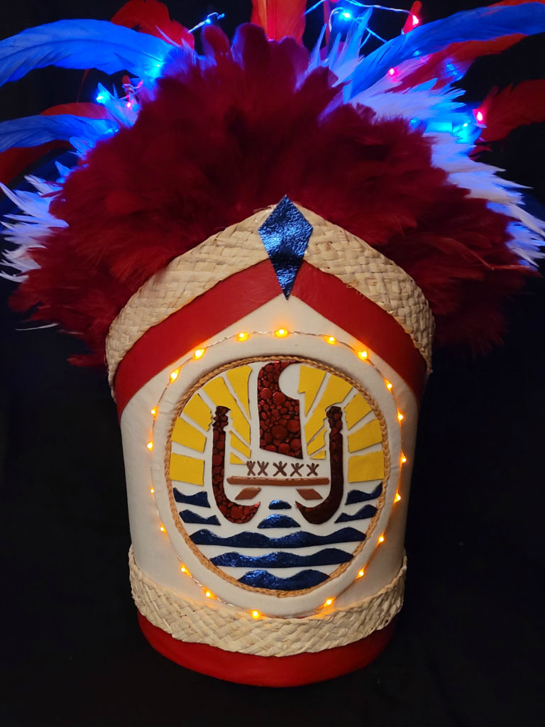 French Polynesia Costume - Headdress #2 Close up