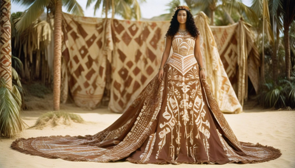 Samoan Inspired Wedding Dress Designs #8 - Ballgown